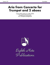 ARIA FROM CONCERTO FOR TRUMPET AND TWO OBOES TRUMPET DUET cover